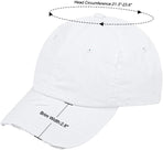 Ponytail Baseball Hat Distressed Retro Washed Womens Twill