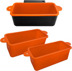 2 Pack Blackstone Silicone Grease Cup Liners for 36 28 22 17 Inch Griddle, Reusable Catcher Liner Grill Tray Blackstone Accessories, Replacement of Aluminum Foil Drip Pans, Orange