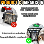 Universal Car 3-Layer Mesh Organizer Bag, Auto Seat Back Pocket Stretch Net Storage, SUV