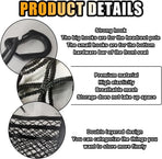 Universal Car 3-Layer Mesh Organizer Bag, Auto Seat Back Pocket Stretch Net Storage, SUV