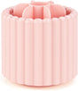 1 Pack 360° Rotating Makeup Brush Organizer, 7 Slot Make up Brush Holder for Vanity, Dresser, Desk (Pink)