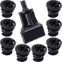 8pcs Oil Drain Plug with 1pc Removal Tool, Compatiable With 1.8L 2.0L TSI, No Leak Plug Tool Replacement for DIY Oil Changes Automative- Black