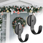 2 Pcs Magnetic Hanger Heavy Duty Magnetic Wreath Hook for Metal Door Window Refrigerator Office Kitchen Valentines Holiday Party Decoration