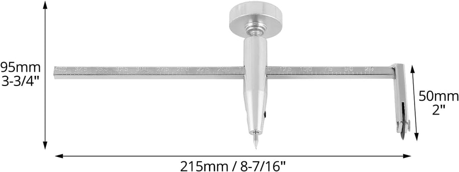 Durable Drywall Circle Cutter, Sturdy Metal Construction