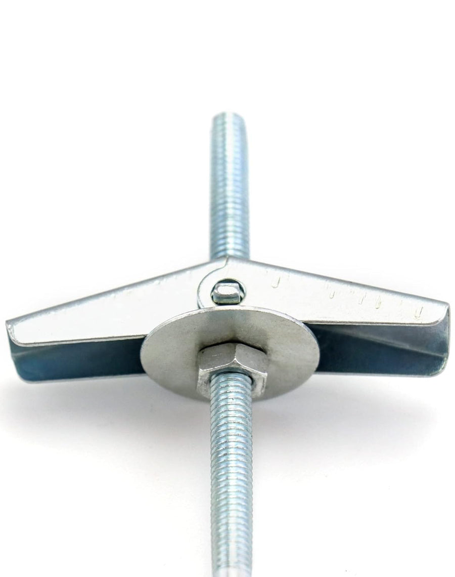 Ceiling Hooks, 12 Packs 3-9/16" Spring Toggle Wing Bolts Wall Fixing Heavy Duty Pothook for Hanging Plants, Swag Hooks Plant Hooks Toggle Hooks