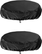Drum Cover for 55 Gallon Industrial Barrel, 2 Pack High Density Nylon Oxford Fabric Covers with Excellent Waterproof Performance and Stretchable Adjustable Drawstring