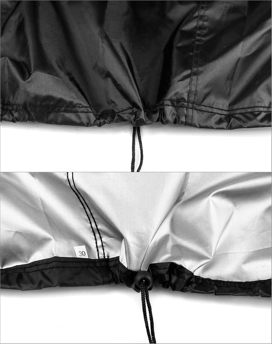 Drum Cover for 55 Gallon Industrial Barrel, 2 Pack High Density Nylon Oxford Fabric Covers with Excellent Waterproof Performance and Stretchable Adjustable Drawstring