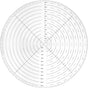 10" Round Center Finder Compass with Clear Acrylic for Precise Circle Marking on Irregular Surfaces, Crafting, Woodworking, and Carpentry Tool
