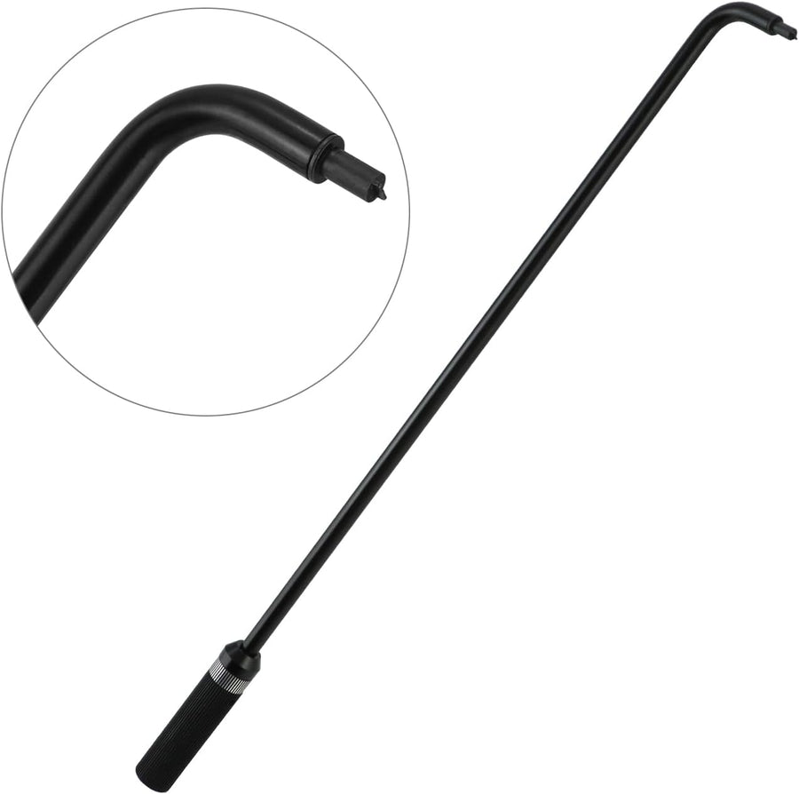 High-Precision Pilot Screw Adjusting Tool – 16.34" Carburetor Adjustment Screwdriver with 110° Angled Rotatable Cutter Tip – Perfect for ATV, UTV, Snowmobile, and Multi-Cylinder Motorcycles