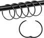 Loose Leaf Binder Book Rings -  36 Pcs 2 Inch Large Metal O Ring Binding Rings for Index Card, School Notecards, Office (Black)