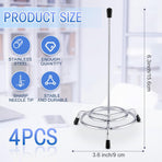 4 Pcs Ticket Stabber for Restaurant, Check Spindle, Receipt Holder Spike, Ticket Spike, Bill Fork, Memo Holder