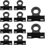 (Pack of 10)  Metal Made Pipe Stay Hanger for 3/8 Inch IP Standard Pipe or 1/2 Inch Copper, CPVC & PEX Pipes - Universal Pipe Support Bracket,(ACC011)