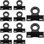 (Pack of 10)  Metal Made Pipe Stay Hanger for 3/8 Inch IP Standard Pipe or 1/2 Inch Copper, CPVC & PEX Pipes - Universal Pipe Support Bracket,(ACC011)