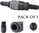 Quick Disconnect Set, Air Hose Fitting Quick Connect Coupler, 3/8" Barb Hose, Air Compressor Accessories Fitting, Industrial Type C