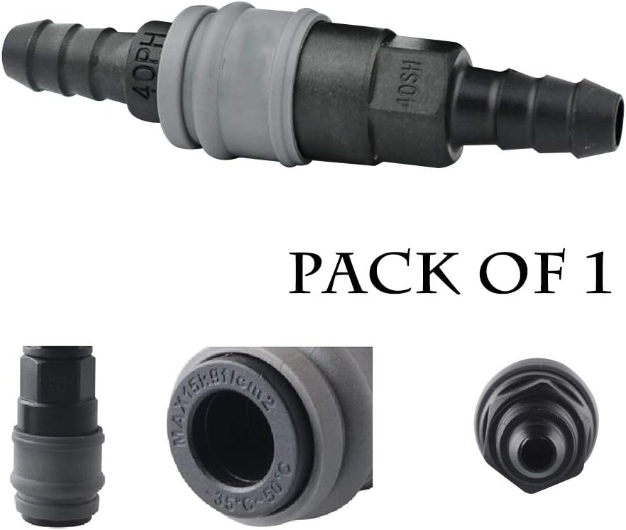 Quick Disconnect Set, Air Hose Fitting Quick Connect Coupler, 3/8" Barb Hose, Air Compressor Accessories Fitting, Industrial Type C