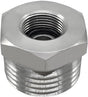 Stainless Steel 3/8 Compression Female Thread(I.D:0.512") to 3/4 Male Garden Hose Threaded(O.D:1.06") Adapter Hex Bushing(Pls check size chart!)