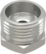 Stainless Steel 3/8 Compression Female Thread(I.D:0.512") to 3/4 Male Garden Hose Threaded(O.D:1.06") Adapter Hex Bushing(Pls check size chart!)