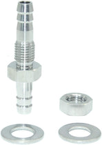 3/8" Hose Barb Thru-Bulk Bulkhead Straight Hex Union Stainless Steel Fitting
