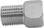 1/2" Female to 1/2" Male Extension Pipe Nipple Connector, Stainless Steel Pipe Longer Fitting Adapter 1.57" Length (40 mm)