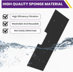 4 Pack WH01X35719 Lint Filter, Hand Washable Replacement Lint Filter Compatible with G-E Profile Washer Dryer Combo, for Models: PFQ97HSPVDS