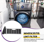 4 Pack WH01X35719 Lint Filter, Hand Washable Replacement Lint Filter Compatible with G-E Profile Washer Dryer Combo, for Models: PFQ97HSPVDS