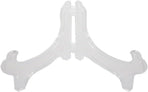 Display Stand Easel Bowl Stand for Display Large Deep Bowls, Platters and Deep Dishes Clear