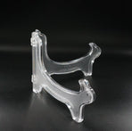 Display Stand Easel Bowl Stand for Display Large Deep Bowls, Platters and Deep Dishes Clear