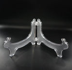 Display Stand Easel Bowl Stand for Display Large Deep Bowls, Platters and Deep Dishes Clear