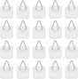 1.25 Inch Invisible Adhesive Plate Hanger Set Vertical Plate Holders for The Wall (20 Pack)