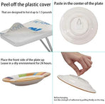 1.25 Inch Invisible Adhesive Plate Hanger Set Vertical Plate Holders for The Wall (20 Pack)