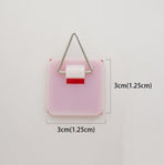 Invisible Adhesive Plate Hangers for The Wall - 1.25 Inch Vertical Plate Holders Set - 10 Pack & 20 Pack Bundle for Wall Hanging and Display