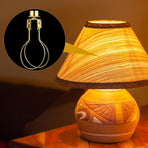Bulb Lamp Shade Light Bulb Clip Adapter Includes Finial and Lampshade Levellers for Replacement