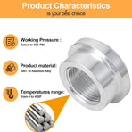 1/4" NPT Female Weld on Bung Fitting Aluminum（2PCS）