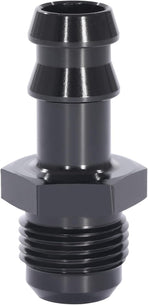 10AN Male Flare to 5/8 Hose Barb Straight Fitting Adapter Aluminum Black， Push Hose Barb Fitting Adapter