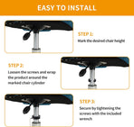 Fix Sinking Office Chair, Steel Gas Lift Cylinder Clamp Holder, Office Chair Saver Kit Adjust Chair Height and Stop Sinking Without Cylinder Replacement, No Tools Required
