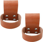 2 Pack Premium Leather Hammer Holster With Belt Loop, Multi-tool Holder, Small Hatchet Carrier, Brown