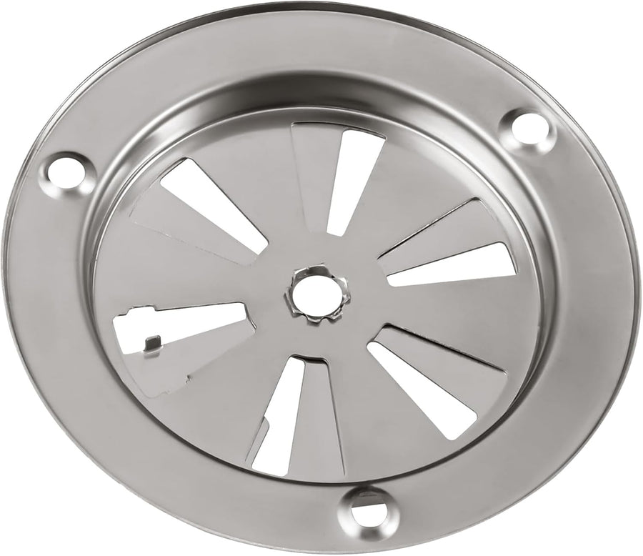 Stainless Steel BBQ Smoker Air Vent - Adjustable Grill Damper for Controlling Airflow - Replacement Parts for Grill and Smoker Vents - 1 Pack