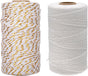 White Twine String and Gold White Twine String