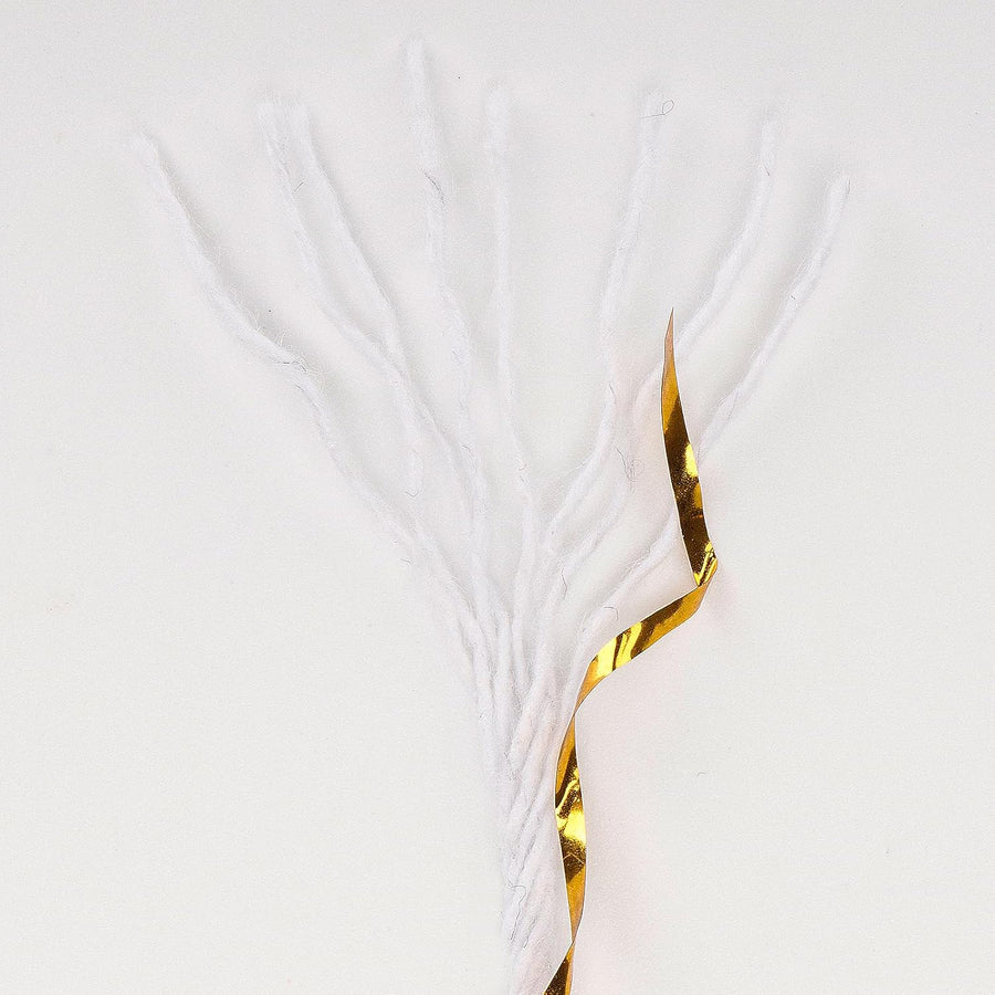 White Twine String and Gold White Twine String