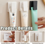 8 Pack Large Self Adhesive Clips Wall Tapestry Hanger No Drilling Adhesive Towel Holder Wall Tapestry Clips for Hanging Posters Photos Postcard Clip for Home Office School Decor (White)