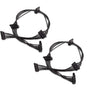 2-Pack 15 Pin SATA to 4 SATA Power Splitter Cable - 18 Inches