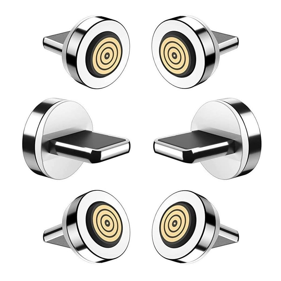 Magnetic Charging Tips 7pin Series lPhone Tips 6pack,Just 3.0A&7Pin Fast Magnetic Connector Tips Adapter Head Compatibility for iProduct Without Data USB Cables