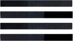 Soft Top Straps,Back Window Straps for Jeep Wrangler JK,Soft Top Tie Down Straps for Jeep,Heavy Duty Rear Window Straps,Black,(Pack of 4)