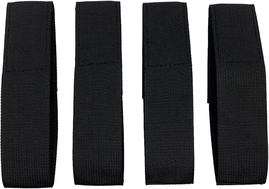 Soft Top Straps,Back Window Straps for Jeep Wrangler JK,Soft Top Tie Down Straps for Jeep,Heavy Duty Rear Window Straps,Black,(Pack of 4)