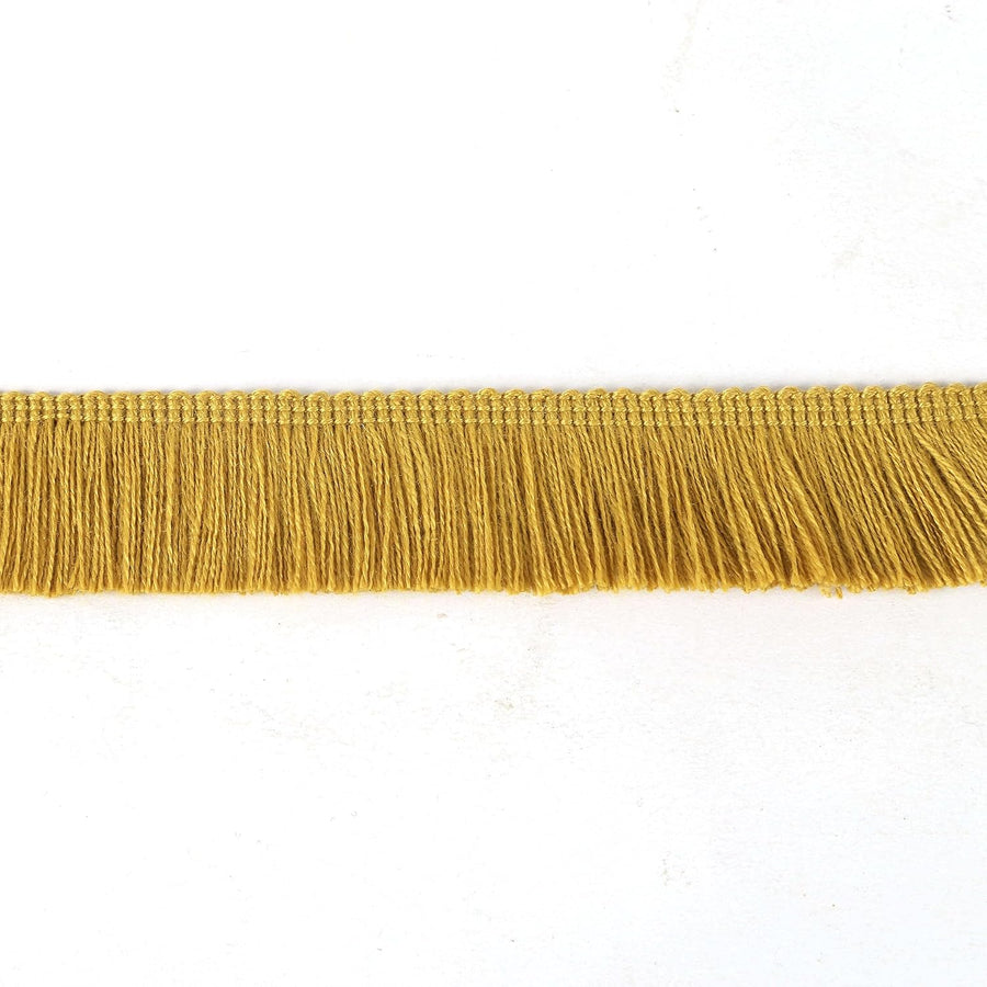 Sewing Fringe Trim 13.7 Yards x 1 Inch Tassel Trim Sewing Accessory Lace for Clothes Home Decoration DIY (Gold)