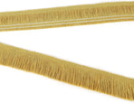 Sewing Fringe Trim 13.7 Yards x 1 Inch Tassel Trim Sewing Accessory Lace for Clothes Home Decoration DIY (Gold)