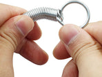 20Pcs Spring Latch Hook Pet Door Latch Spring Cage Latch Cage Lock Metal Finger Spring Door Hook for Fixing Rabbits Birds Dogs Cats Squirrels Small Animals