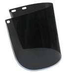 1 Pack Face Shield Replacement Lens, 15.5" x 8" Polycarbonate Protective Safety Visor Replacement, Impact-resistant Face Shield for Welding/Grinding/DIY/Cosplay Helmet (Black)