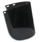 1 Pack Face Shield Replacement Lens, 15.5" x 8" Polycarbonate Protective Safety Visor Replacement, Impact-resistant Face Shield for Welding/Grinding/DIY/Cosplay Helmet (Black)