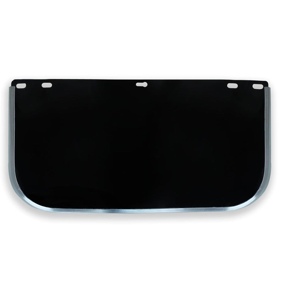 1 Pack Face Shield Replacement Lens, 15.5" x 8" Polycarbonate Protective Safety Visor Replacement, Impact-resistant Face Shield for Welding/Grinding/DIY/Cosplay Helmet (Black)